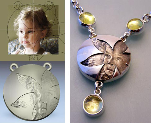 Flower Girl pendent courtesy of JSP Kulta
