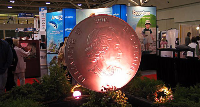 Canadian Mint coin produced by Heay Industries