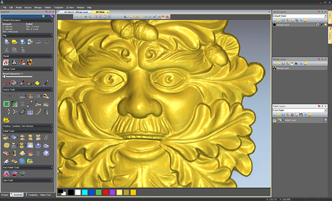 The Greenman 3D Relief