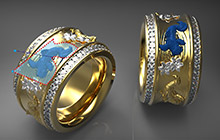 Creating A 3D Court Style Ring