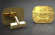 Creating embossed cufflinks in ArtCAM JewelSmith
