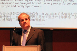 英國貿易文化辦事處代表 Mr. David Campbell