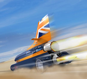 Delcam 為尋血獵犬超音速汽車 Bloodhound SSC 專案製造零配件