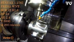 FeatureCAM Vortex 旋風高效率粗加工在 Mazak Integrex 機台切削