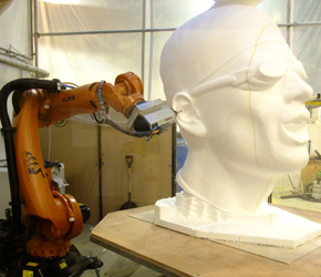 電影特效產品製造公司 Artem 使用 PowerMILL Robot 加工特效模型